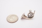 Vintage Sterling Silver 925 Horn Charm