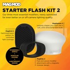 Starter Flash Kit 2  Magnetic Flash Modifier Set For On- And Off-camera Photo   