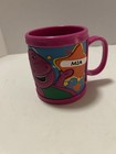 Universal Studios Barney The Dinosaur 3d Plastic Mug  Personalized Mia  Vintage 