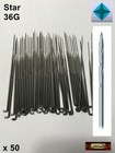 Morezmore M00773x50 50pc Needle Felting Needles 36g Medium Star