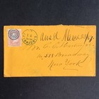 3 3294 1867 Rare Fresh Civil War Era 64  Cover Letter Cincinnati Oh New York Ny