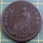 1813 Wellington Halfpenny Token We-1a2