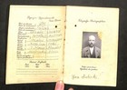 Polska Poland Pass Identity Document Travel Visas With Nazi Reich Germany Stamp