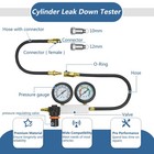 Cylinder Leak Down Tester Kit Compression Leakdown Detector Leakage Test Set    