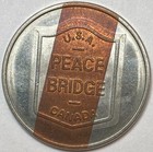 Buffalo   Fort Erie Usa Canada Peace Bridge Transit Token