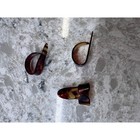 3 Vintage Guitar Finger Picks For Guitar Tortoise Shell Jl