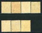 Bahamas 49-54 Sg81-87 Mh 1912-19 Kgv Wmk Mult Crown Ca Short Set Of 7 9 Cv 22
