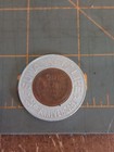 1957d Wheat Penny 1958 Suwannee Life 25th Anniversary Lucky Token Encased
