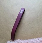 Ipsy Pink Fluffy Cosmetics Bag With A Dark Purple Wrist Strap