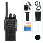 2 Pack Baofeng Bf-88a Walkie Talkie 2 Two Way Radio Handheld Long Range Frs