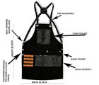 Professional Hairdress Barber Salon Apron  Hair Stylist Beautician Groming Apron