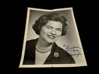 Cbs-tv News Broadcaster Nancy Hanschman Autograph Photo 1960 s Stamped Cbs Radio