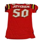 Jefferson Orlando Rage 2001 Game Used Home Jersey Size 50  2