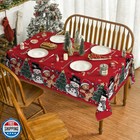 Horaldaily Christmas Tablecloth 60  120 Inch Rectangular  Gingerbread Man Tree