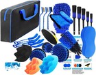 22 Pcs Ultimate Car Detailing Brush Set Drill Not Include