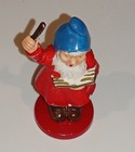 Vintage Gnome Figurine  2 1 4  Elf Conductor  Plastic Figure Western Germany