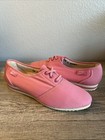 Vtg 1984 Women s Nike Shoes Sz 8 Pink Canvas Low Top Korea Made 80 s 