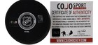 Guy Carbonneau Signed Dallas Stars Logo Hockey Puck Hof 19 Autograph Cojo