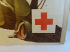 Antique Wwii Red Cross Poster   your Blood Can Save Him   1205 Whitman Artist
