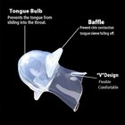 Silicone Anti Snore Device Tongue Retainer Mouthpiece For Snoring Relief
