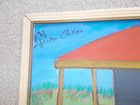 James Super Chikan Johnson Handpainted 12 x16  Painting Titled Kluk kluk  2002