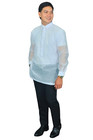 White Classic Barong Tagalog -  Davide - Js12