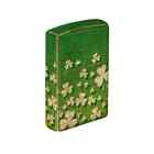 Zippo Lighter - Ombre Green Shamrock Brass Finish Design 540 Color  - 855924