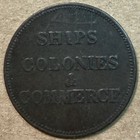 Canada Prince Edward Island Pe-10-34 Halfpenny Token - Ships Colonies   Commerce