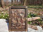  Vikings Wood Carving  Skandinavian Style Wall Hanging Art Work Gift For Man