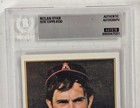 Nolan Ryan Signed 1976 Topps Baseball Card 330 Beckett Auto 10 California Angels