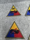 Vintage Us Army Armored Patch Lot Of 8 Military Insignia Iv 7 Cav 9 10 11 12 13   