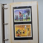 Large Stamp Album With Well Presented Gb Commonwealth Mint Mini Sheets 