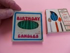 Vintage Birthday Candles Lot 2 Packages One Sealed Supports Cat Rescue