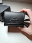 Authentic New Iwc Schaffhausen Watch Oem Black Travel Case Iwa68258