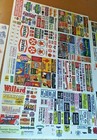 Huge Lot 3 Big Model Train Books  lot  5   8 Big Sets Train Signs Ho Scale