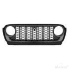 Front Mesh Grille Grid Grill For 2018-2024 Jeep Wrangler Rubicon Sahara Sport