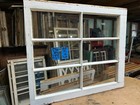 24 X 28 Vintage Window Sash  Old 6 Pane  Frame 1929 Arts   Crafts
