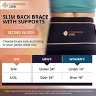 Copper Joe Adjustable Back Brace Lumbar Support Lower Back Pain Sciatica Belt