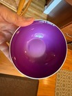 Vintage Emalox Norway Purple Mcm Enamel Nut Candy Trinket Bowl Dish 5 