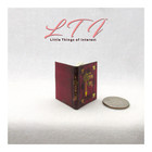 Illuminated Christmas Story 1 12 Scale Miniature Readable Illustrated Book