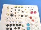 Vintage Glass Button Lot