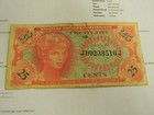 1965 Usa Military Payment Certificate 25 Cents  series 641  Fine