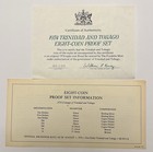 1974 Trinidad   Tobago Mint Proof 8 Coin Set W box   Coa - 2 Sterling Silver 