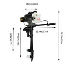 3 Hp 4 Stroke Heavy Duty Outboard Motor Fishing Boat Engine Motor Trolling Motor