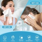  Disposable   Biodegradable Face Towelette Makeup Remover Dry Wipes 50 Count  Su