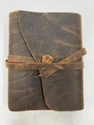 New Moonster Brown Rustic Leather Journal Notebook Sketchbook Handmade 7   x 5   
