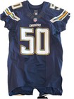 2013 Team Issue Mantei Teo Autographed Home San Diego Chargers  50 Nike Jersey 