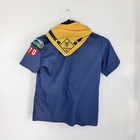 Cub Scout Blue Uniform Shirt Short Sleeve Youth Size Med  Hat   Neckerch  Cr-593