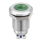 Led Indicator Light 12v Green 12mm Metal Pilot Dash Signal Lamp Screw Type