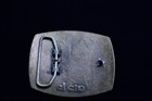 New Mexico Army National Guard Brass Leather Belt Buckle Roadrunner